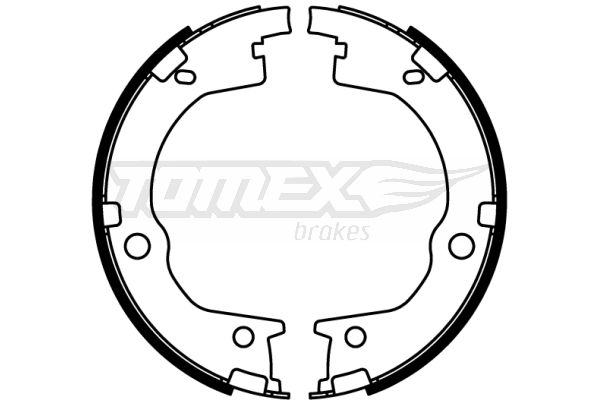 Obrázok Sada brzdových čeľustí TOMEX Brakes  TX2255